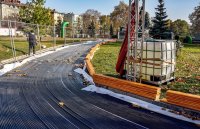 снимка 15 Изграждат "Леден парк" в Княжевската градина в София (Снимки)
