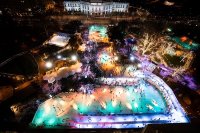 снимка 1 Изграждат "Леден парк" в Княжевската градина в София (Снимки)
