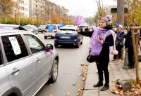 снимка 3 Протестно автошествие на синдикатите в София (Снимки)
