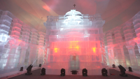 Построиха ледена реплика на църквата на Божи гроб в словашки курорт