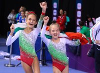 Сребърните медалистки от СП по скокове на батут в София: Медалите ни тежат много