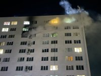 снимка 2 Пожар избухна в студентско общежитие в Бургас