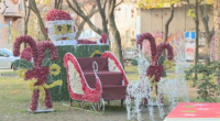 Коледно градче в Благоевград с послание "Да бъдем заедно на Коледа"