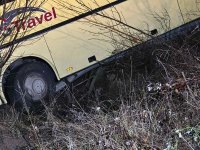 Пътничка от катастрофиралия автобус пред БНТ: Шофьорът караше по-бързо