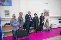Весела Лечева и Иван Демерджиев направиха оглед на терена на „Раковски“ за новата зала по художествена гимнастика