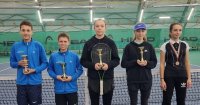 Марин Абаджиев и Брияна Иванова са победители в турнир по тенис до 14 г.