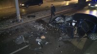 Зрелищна катастрофа без жертви блокира за часове градския транспорт на Русе
