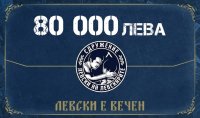 От сдружението "Левски на левскарите" дариха 80 000 лева на ПФК Левски