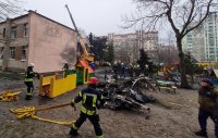 Вътрешният министър на Украйна, негов заместник и две деца - сред 16-те жертви на катастрофа на хеликоптер край Киев