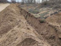 Изкопът край дюните в Несебър е направен от служители на ловното стопанство в морския град