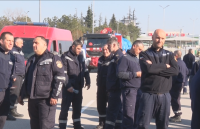 На "Капитан Андреево" посрещнаха българските пожарникари, които помагаха в Турция