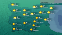 Жълт код за студено време в 21 области от страната