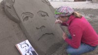 Ликът на Васил Левски се появи на бургаския плаж