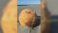 Метална сфера с неизвестен произход се появи край бреговете на Централна Япония