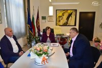 Любо Ганев се срещна с кмета на Община Ловеч, очертаха план за развитие на волейбола в града