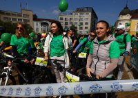 Редица спортни звезди се включиха в инициативата "София кара колело и тича за по-чист въздух"
