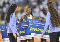 Ша'Кари Ричардсън спечели спринта на 100 метра от Диамантената лига по лека атлетика в Доха