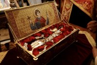 Мощите на Свети Георги Победоносец в Църногорския манастир