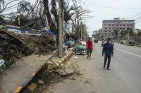 снимка 4 Стотици пострадаха от циклона Мока в Мианмар (Снимки)