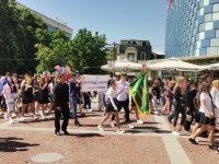 С парад на училищата Благоевград отбелязва 24 май и празника на града (СНИМКИ)