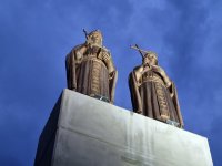 Откриха 17-метров паметник на Св. Св. Константин и Елена в Пазарджик