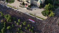 Пети масов антиправителствен протест в Белград