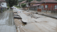 Дъждът затвори пътя Е-79 през Димово, обявено е частично бедствено положение