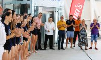 Димитър Илиев поздрави националките по водна топка за класирането на европейско първенство