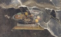 Фреска на "пица" беше открита в древния град Помпей, учени обаче смятат, че не е (СНИМКИ)