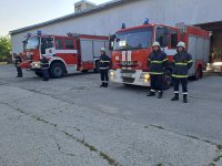 Сирени в знак на символичен протест на пожарникарите в Русе
