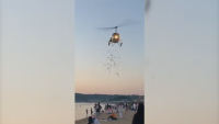Проверяват хеликоптера, прелетял опасно ниско над плаж "Градина"
