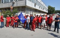 Шофьори на линейки протестираха във Варна