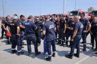 снимка 2 Прибра се и втората група български огнеборци, гасили пожари в Гърция (Снимки)