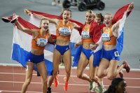 Нидерландия при жените и САЩ при мъжете спечелиха щафетите на 4х400 м на световното първенство по лека атлетика