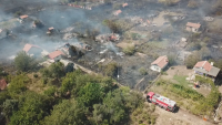 Стихията в Ямболско: Овладяха огъня във вилна зона "Курткая", нов пожар избухна в друг район