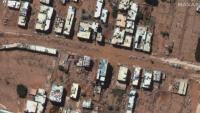 Сателитни снимки показват мащаба на наводненията в Либия