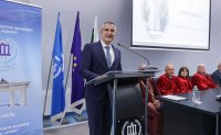 Министър Димитър Илиев присъства на откриването на учебната година в НСА