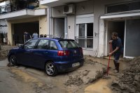снимка 4 Бурята Елиас: Блокирани пътища и отново наводнения в Гърция