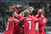 Азербайджан записа първа победа в европейска квалификация от 2015 г.
