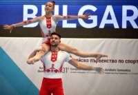 Пето място за Елена Босилкова и Жулиен Шайков на европейското първенство по спортна акробатика