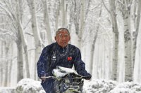 Стотици отменени полети и затворени училища заради снежни бури в Китай