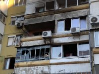 Пожар в жилищен блок в Бургас