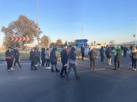 снимка 4 Близки и приятели на Митко от Цалапица отново протестираха на пътя Пловдив - Пазарджик