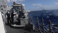 Американски военен кораб е свалил дронове в Червено море