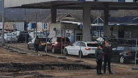 Опашки от хора, автомобили и автобуси на ГКПП "Калотина"