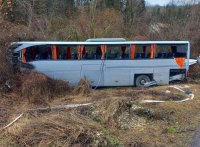 Катастрофа между тир и автобус затвори пътя Русе - Бяла