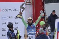 Линус Щрасер ликува в слалома за Световната купа по ски-алпийски дисциплини в Кицбюел