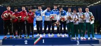 снимка 4 Българските сабльори спечелиха сребърни медали на европейското първенство за кадети в Италия