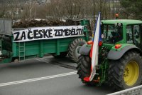 Чешките фермери също излязоха на протести