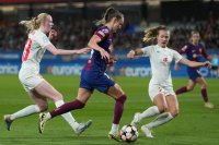 снимка 1 Барселона продължава към полуфиналите на Шампионската лига по футбол при дамите